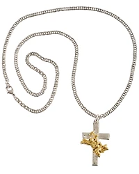 Montana Silversmiths Men's Bullrider Cross Necklace