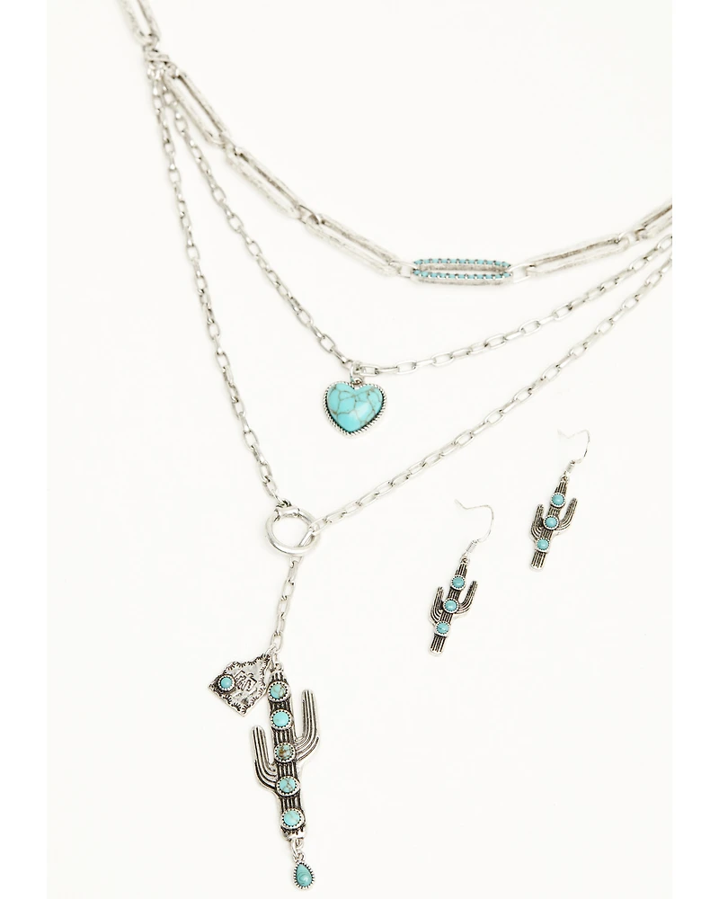 Shyanne Women's Wildheart Layered Jewelry Set - 2 Piece