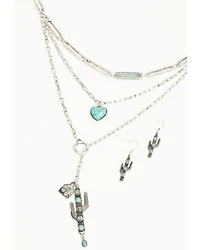 Shyanne Women's Wildheart Layered Jewelry Set - 2 Piece