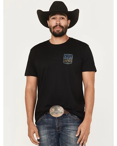 Cody James Men's Vintage Shield Short Sleeve Graphic T-Shirt