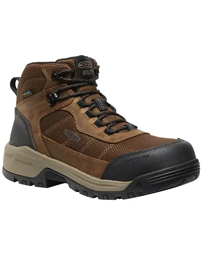 Keen Men's Skokie Waterproof Work Boots - Carbon Toe