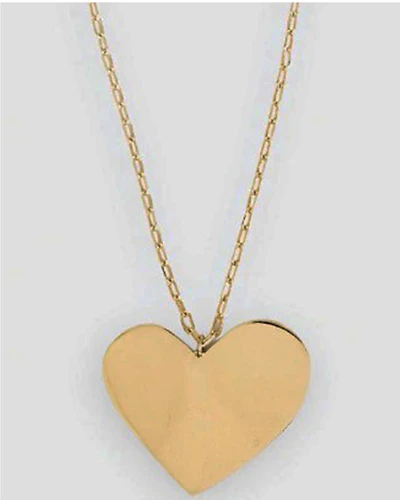Ink + Alloy Women's Bella Heart Statement Pendant Necklace
