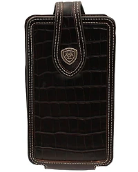 Ariat Men's Croc Print Large Cell Phone Case