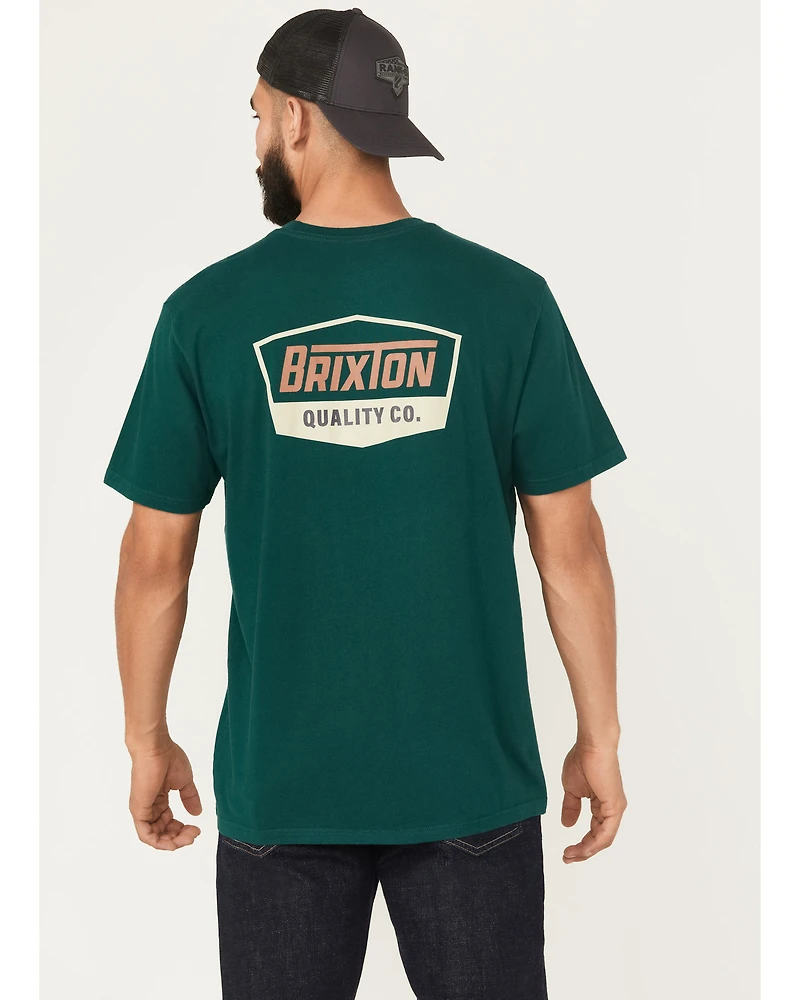Brixton Men's Regal Logo Short Sleeve Graphic T-Shirt