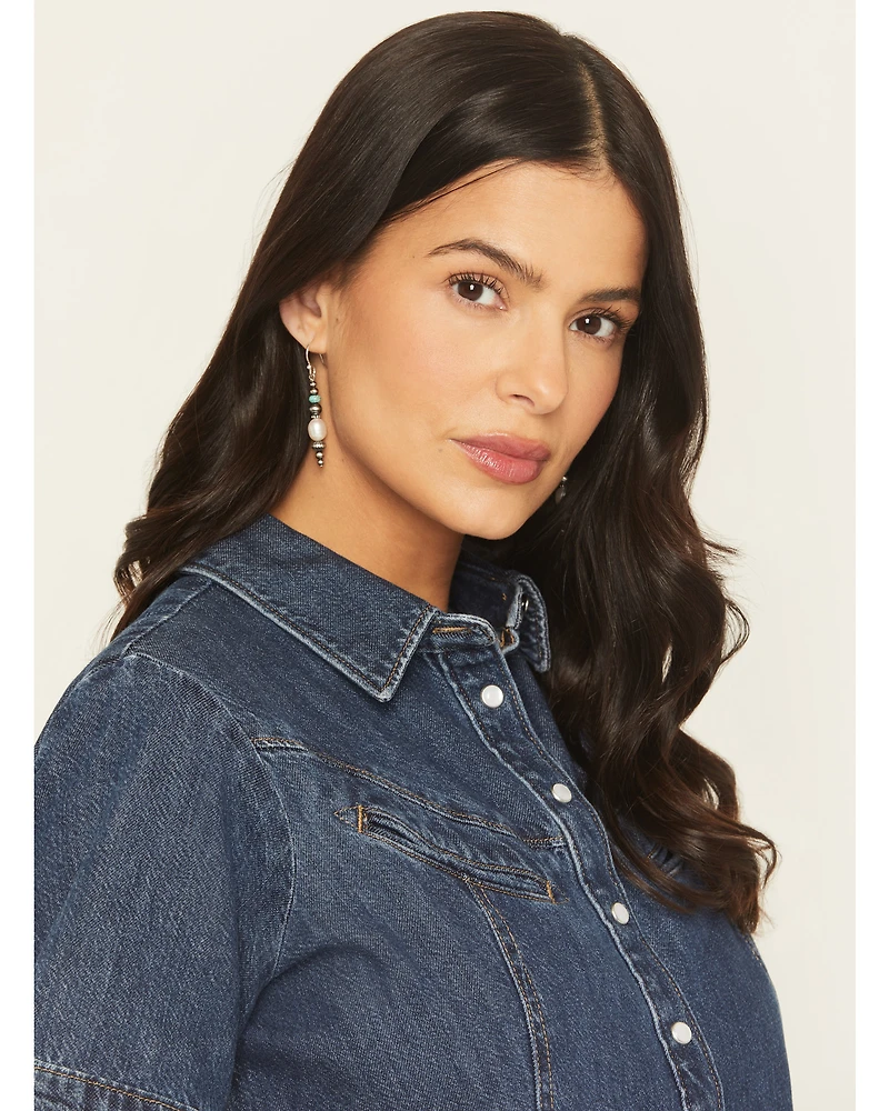 Paige Wallace Women's Navajo Pearl Stick Earrings