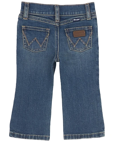 Wrangler Infant Boys' Medium Wash Straight Stretch Denim Jeans