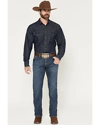 Ariat Men's M4 Newton Norwich Medium Wash Relaxed Straight Rigid Denim Jeans