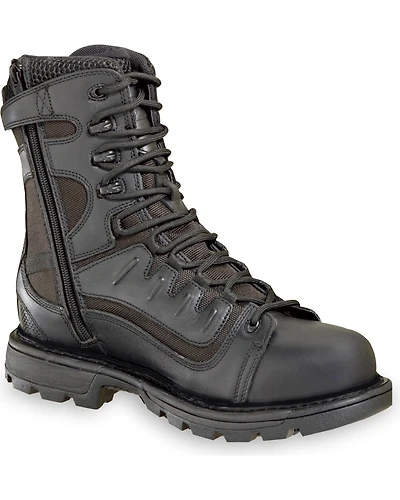 Thorogood Men's 8" GEN-flex2 VGS Tactical Waterproof Side Zip Work Boots - Soft Toe