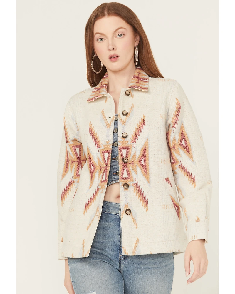 Idyllwind Women's Merritt Southwestern Button-Down Shacket