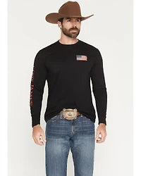 Cody James Men's Americana Logo Long Sleeve Graphic T-Shirt