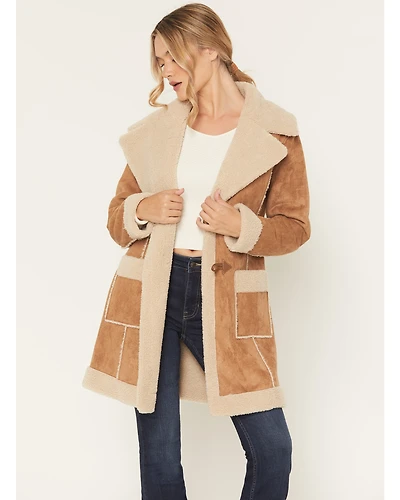 Panhandle Slim Women's Berber Lined Microsuede Coat