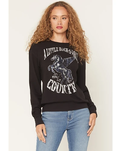 Idyllwind Women's Little Rock Lot of Country Pullover Sweatshirt