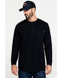 Hawx Men's FR Pocket Henley Long Sleeve Work Shirt