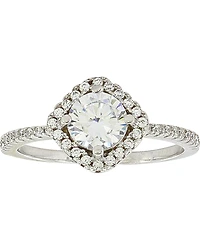 Montana Silversmiths Women's Squarely Perfect Haloed Ring