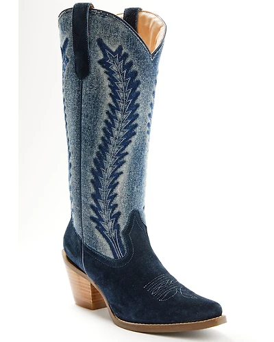 Idyllwind Women's Sawtelle Denim Tall Western Boots - Snip Toe