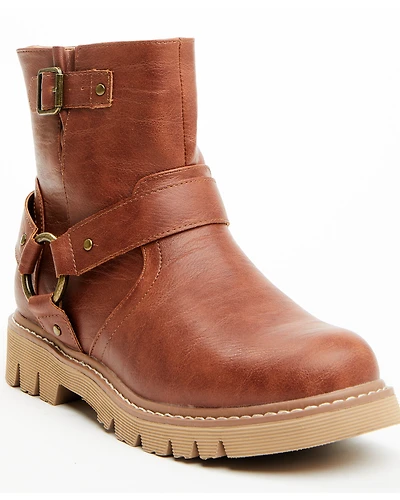 Corkys Women's Pick of the Patch Fashion Booties - Round Toe
