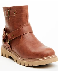 Corkys Women's Pick of the Patch Fashion Booties - Round Toe