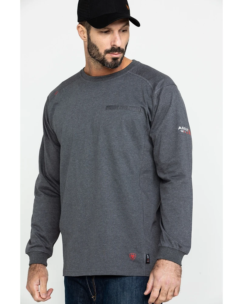 Ariat Men's FR Air Crew Long Sleeve Work Shirt