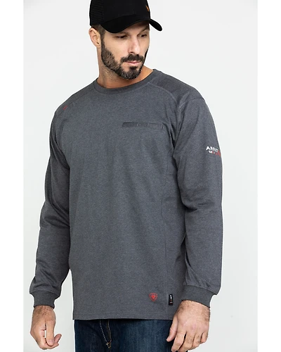 Ariat Men's FR Air Crew Long Sleeve Work Shirt