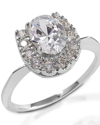 Kelly Herd Women's Oval Solitaire Horseshoe Ring