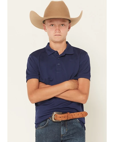Ariat Boys' VentTEK Short Sleeve Polo
