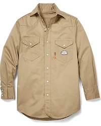 Rasco Men's FR Lightweight Twill Work Shirt