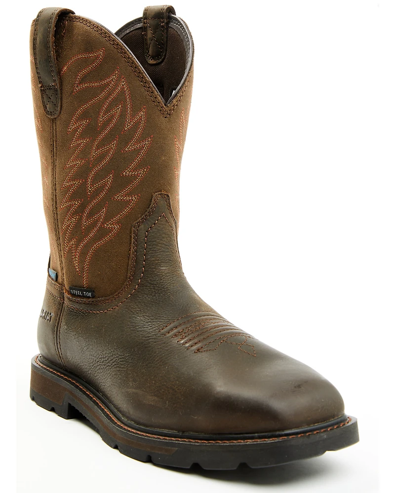 Ariat Men's Groundbreaker H20 Western Boots - Steel Toe