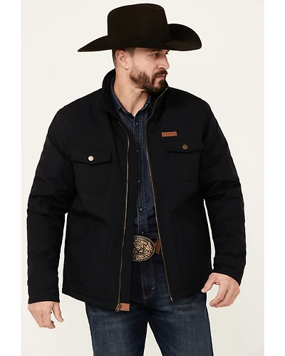 Cinch Men's Textured Poly Concealed Carry Zip Softshell Jacket