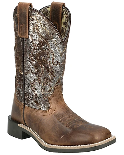 Smoky Mountain Little Girls' Sadie Western Boots - Broad Square Toe