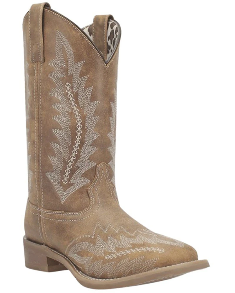 Laredo Women's Cheyenne Western Boots - Broad Square Toe