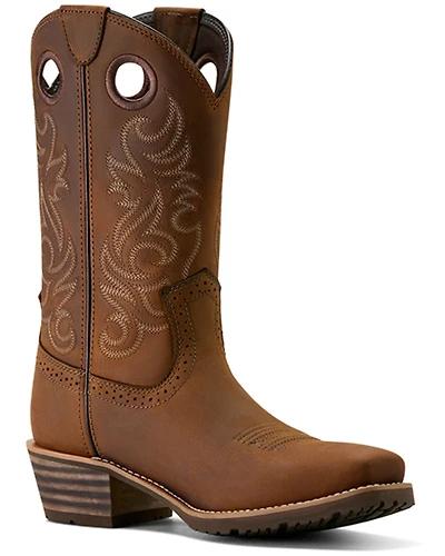 Ariat Men's Hybrid Roughstock Distressed Performance Western Boots - Square Toe