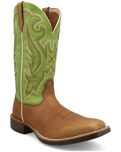 Twisted X Men's 13" Top Hand Performance Western Boots - Broad Square Toe