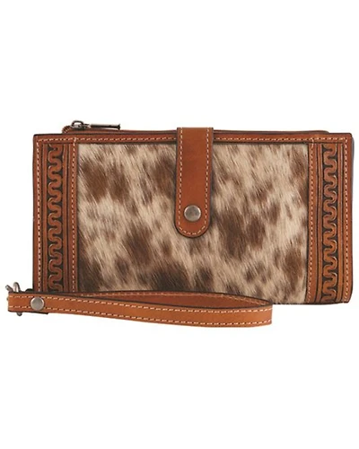 Justin Women's Serpentine Hairon Wristlet Wallet