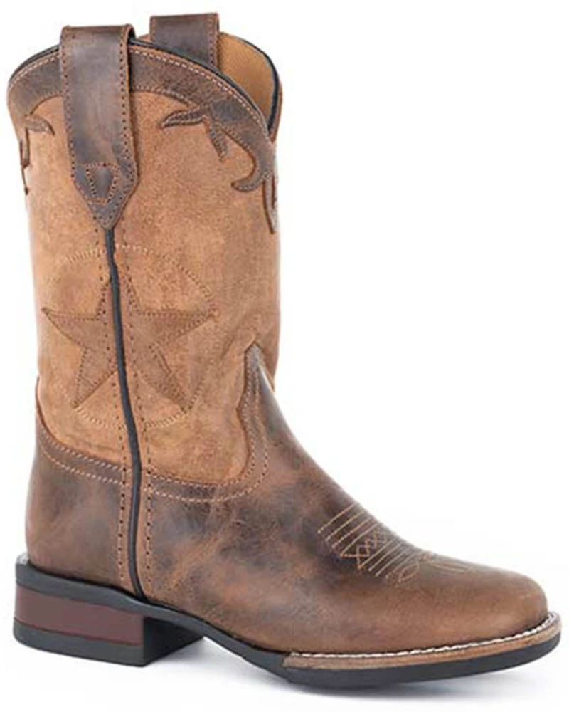 Roper Boys' Monterey Star Western Boots