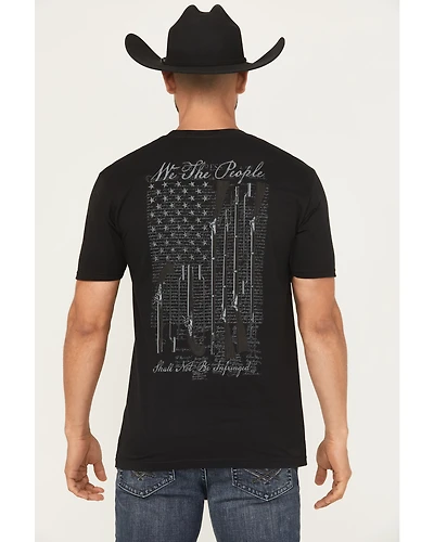 Howitzer Men's Musket Flag Short Sleeve Graphic T-Shirt