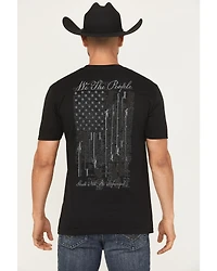 Howitzer Men's Musket Flag Short Sleeve Graphic T-Shirt