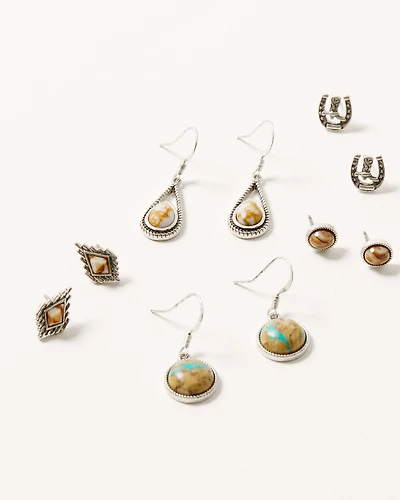 Shyanne Women's Sedona Sky Earring Set - 5 Piece