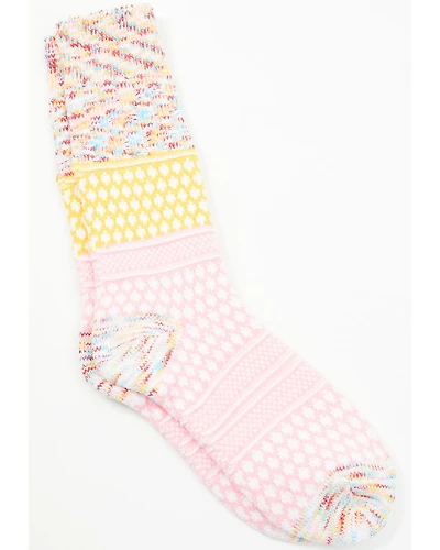 World's Softest Women's Holiday Gallery Whimsical Crew Socks