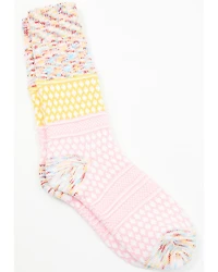 World's Softest Women's Holiday Gallery Whimsical Crew Socks