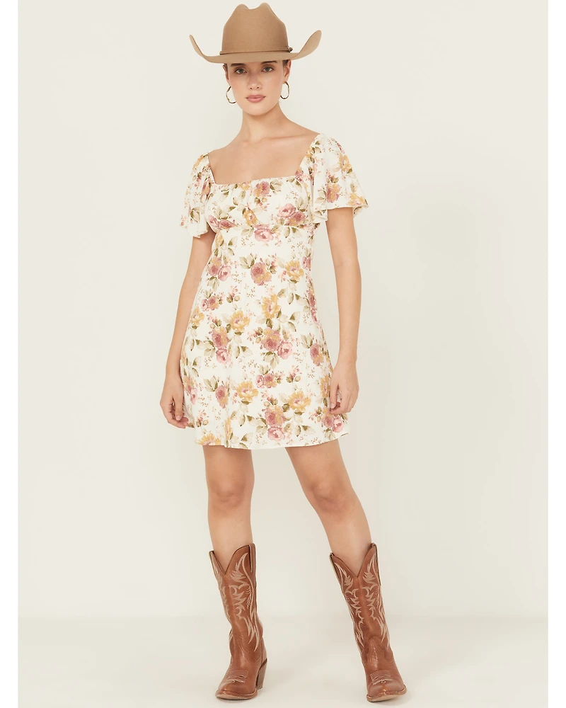 Originality Women's Boot Barn Exclusive Emma Floral Print Mini Dress