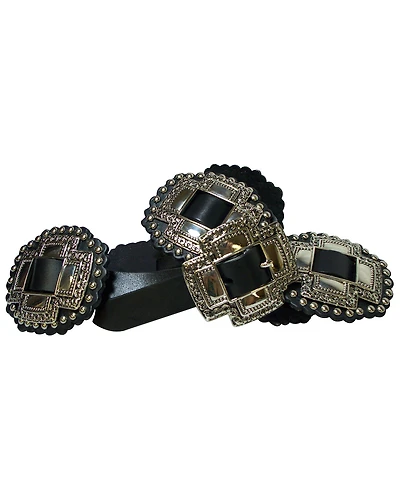 Lyntone Women's Cross Concho Belt