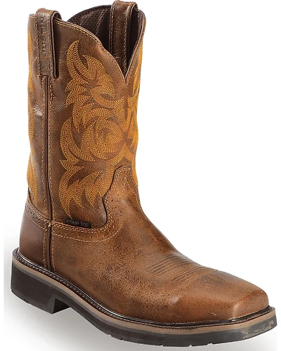 Justin Men's Stampede Handler Electrical Hazard Work Boots - Composite Toe