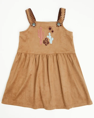 Shyanne Toddler Girls' Emelin Embroidered Faux Suede Skirtall