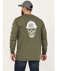 Ariat Men's FR Roughneck Skull Logo Long Sleeve Work T-Shirt