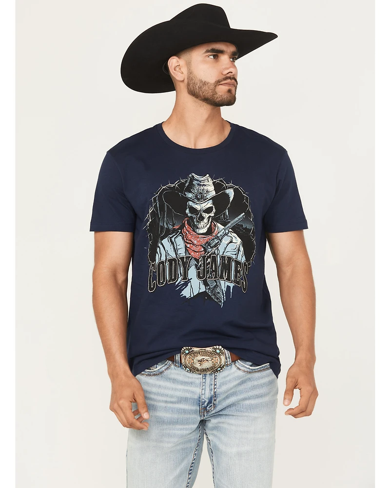 Cody James Men's Posse Gunslinger Short Sleeve Graphic T-Shirt