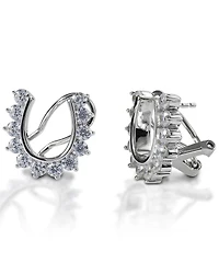 Kelly Herd Women's French Clip Post Back Horseshoe Earrings