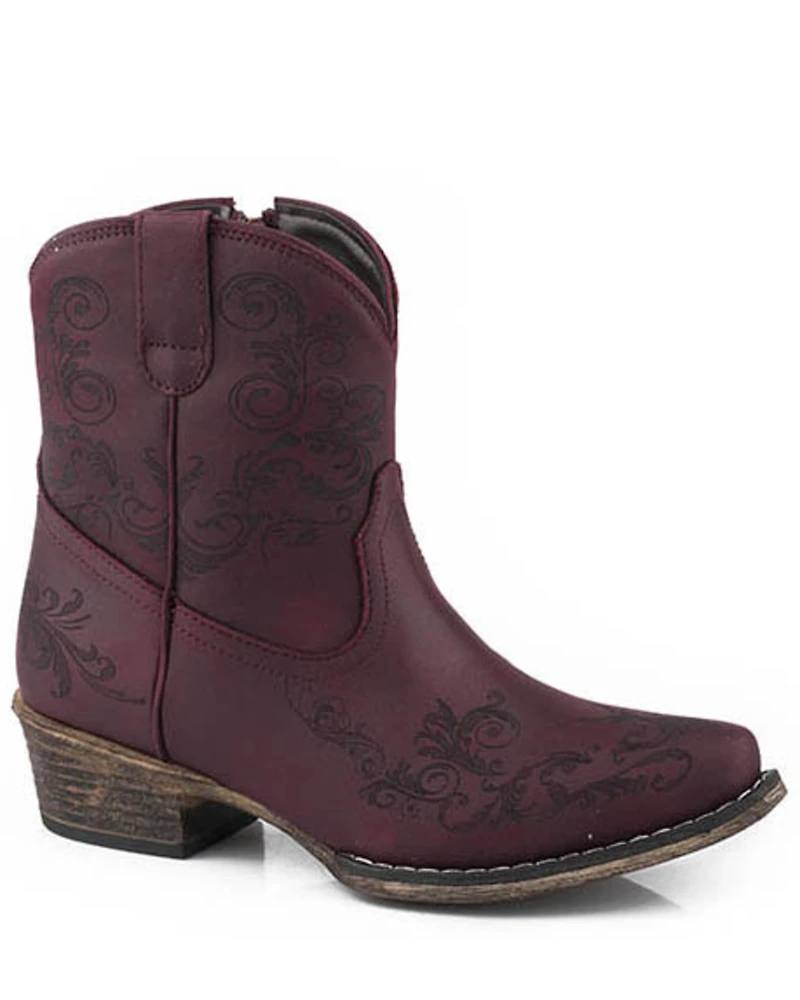Roper Women's Short Stuff Fashion Booties - Snip Toe