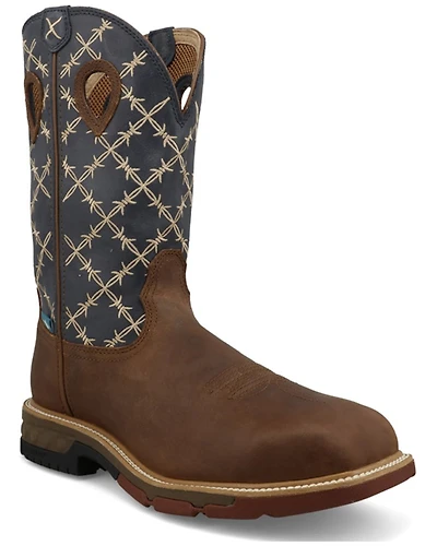 Twisted X Men's Waterproof Pull-On Work Boots - Nano Composite Toe