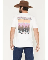Wrangler Men's 90s Brush Popper Short Sleeve Graphic T-Shirt