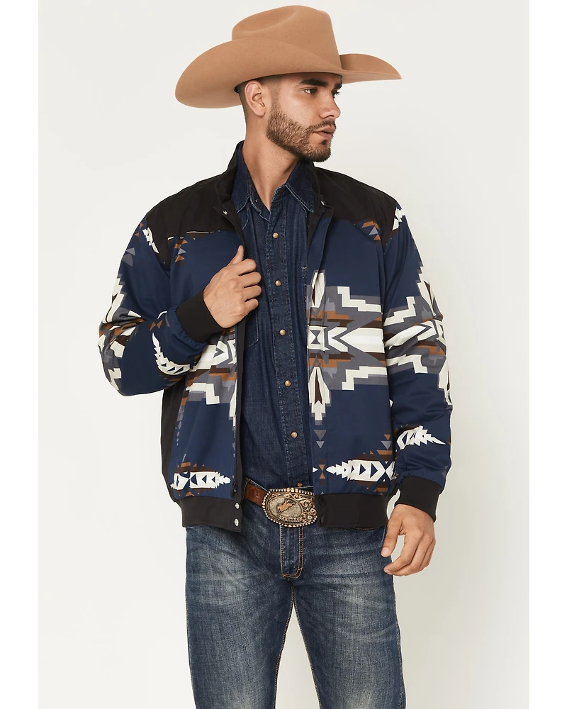 RANK 45® Men's Southwestern Print Insulated Bomber Jacket